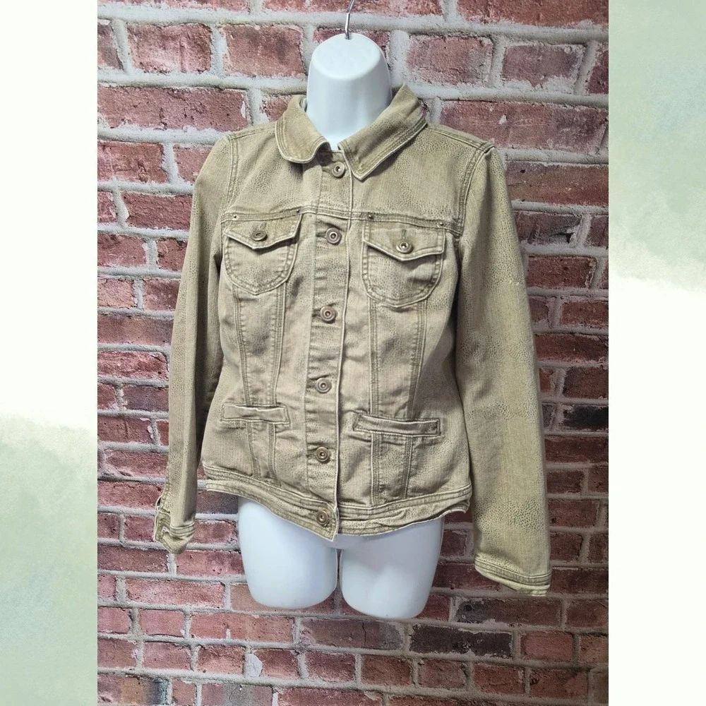Vintage Y2K Women's BACCINI Denim‎ Jean Jacket Small Size